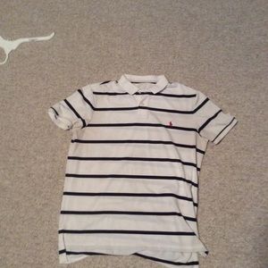 White Short Sleeve Polo